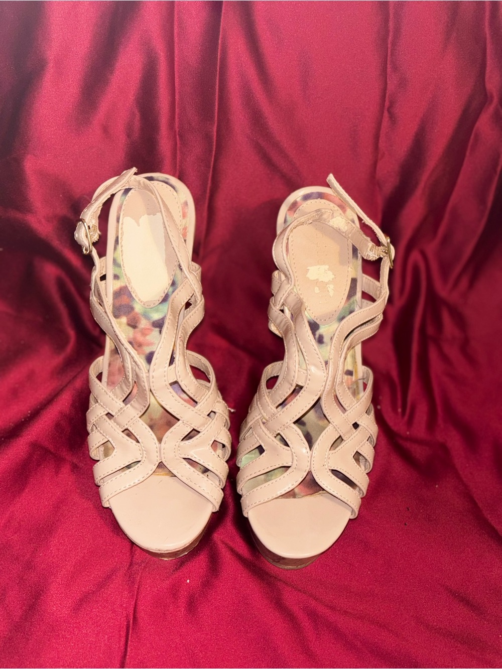 Women’s Blush Strappy High Heel Sandals